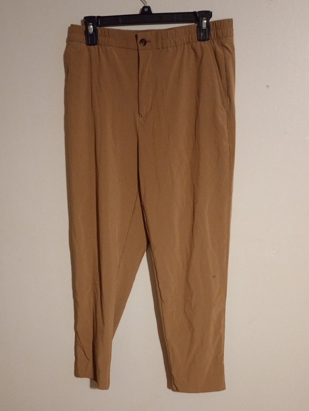 Banana Republic WomensTapered Pull On Tan Chinos Pants Sz M